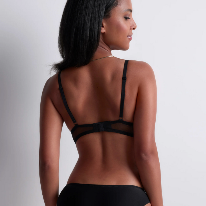 Aubade Sheer Emotion Bralette in Black 4M10