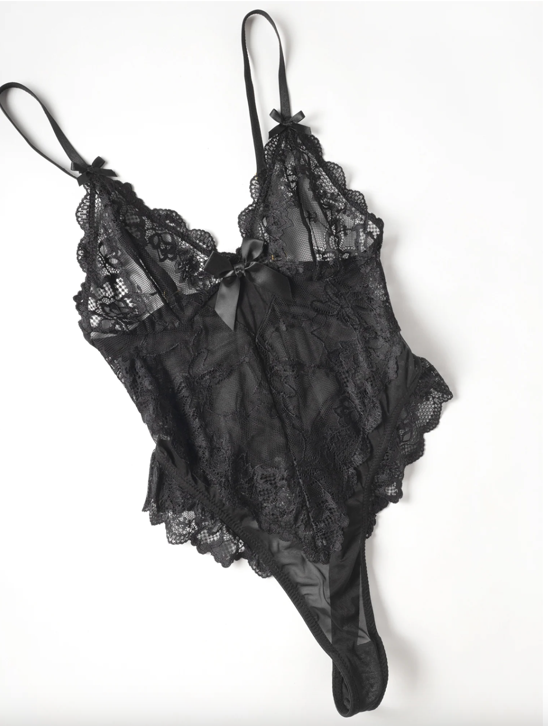Oh La La Cheri Valentine Soft Cup Teddy 52-10824 in Black