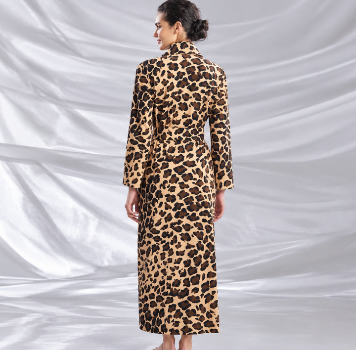 Natori Jaguar Printed Velvet Robe Y74063