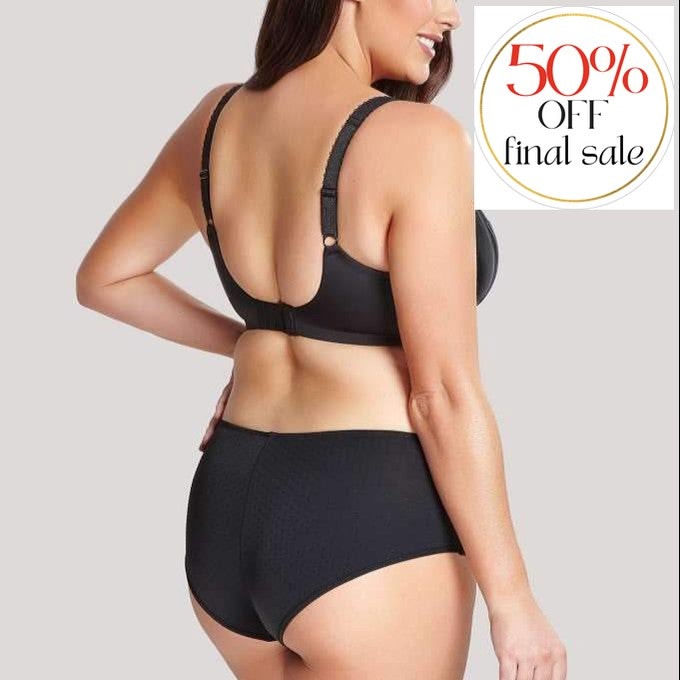 Sculptresse Candi Full Brief 9372 in Black-Panties-Sculptresse-Black-Large-Anna Bella Fine Lingerie, Reveal Your Most Gorgeous Self!