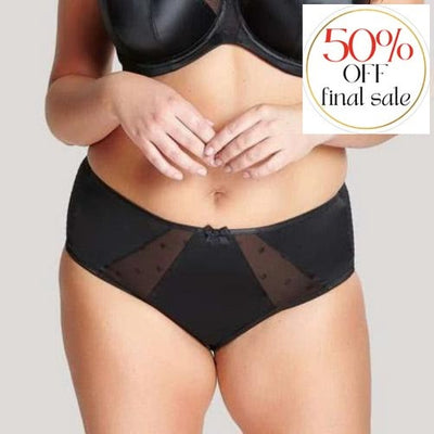 Sculptresse Candi Full Brief 9372 in Black-Panties-Sculptresse-Black-Large-Anna Bella Fine Lingerie, Reveal Your Most Gorgeous Self!