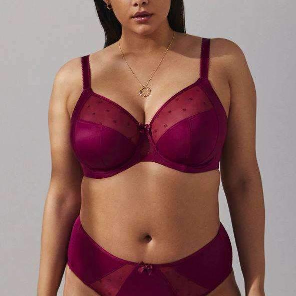 Sculptresse Candi Full Cup Bra in Cassis 9375-Anna Bella Fine Lingerie-Cassis-40-E