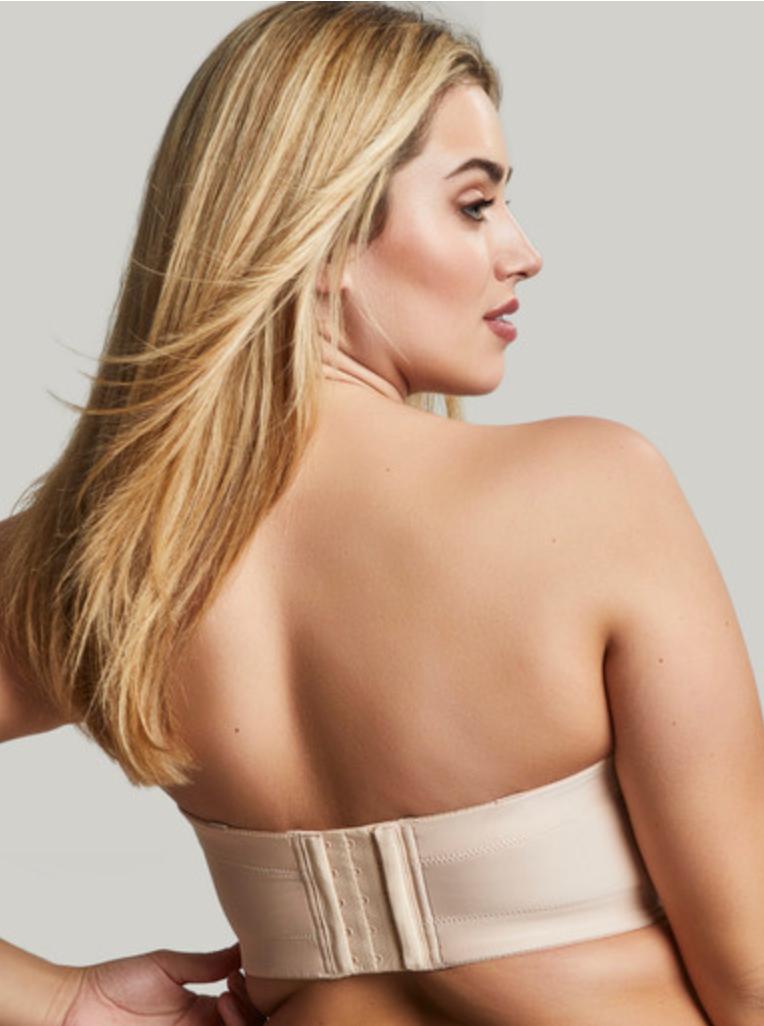 Sculptresse Dana Strapless Bra 9670-Strapless Bras-Sculptresse-Linen-38-D-Anna Bella Fine Lingerie, Reveal Your Most Gorgeous Self!