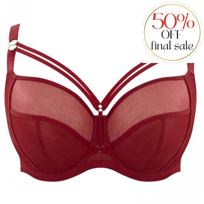 Sculptresse Dionne Full Cup Bra in Fiery Red 9695-Bras-Sculptresse-Fiery Red-36-E-Anna Bella Fine Lingerie, Reveal Your Most Gorgeous Self!