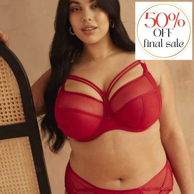 Sculptresse Dionne Full Cup Bra in Fiery Red 9695-Bras-Sculptresse-Fiery Red-36-E-Anna Bella Fine Lingerie, Reveal Your Most Gorgeous Self!