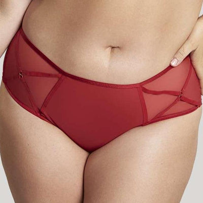 Sculptresse Dionne Midi Brief In Fiery Red 9692-Anna Bella Fine Lingerie-Fiery Red-Medium-