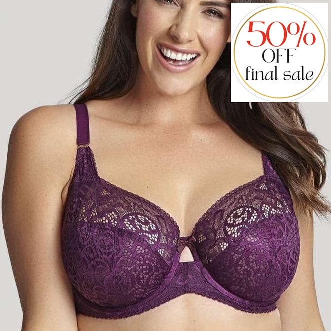 Sculptresse Estel Full Cup Bra in Damson 9685-Bras-Sculptresse-Damson-36-E-Anna Bella Fine Lingerie, Reveal Your Most Gorgeous Self!