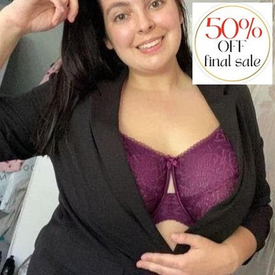 Sculptresse Estel Full Cup Bra in Damson 9685-Bras-Sculptresse-Damson-36-E-Anna Bella Fine Lingerie, Reveal Your Most Gorgeous Self!