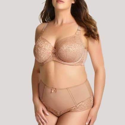 Sculptresse Estel Full Cup Bra in Honey 9685-Bras-Sculptresse-Honey-40-E-Anna Bella Fine Lingerie, Reveal Your Most Gorgeous Self!