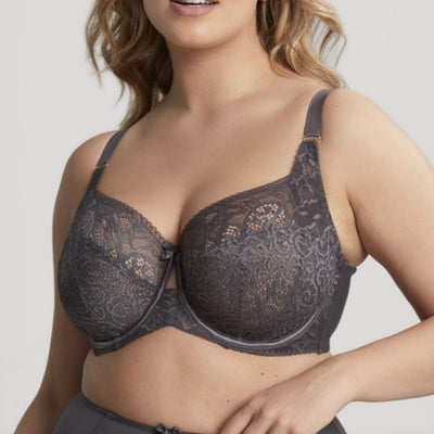 Sculptresse Estel Full Cup Bra in Kitten Grey 9685-Anna Bella Fine Lingerie-Kitten Grey-42-E