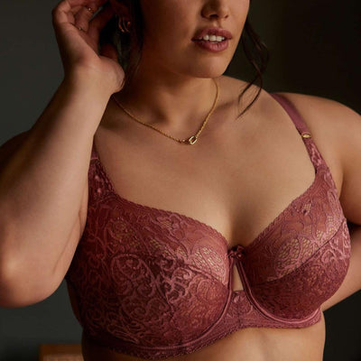 Sculptresse Estel Full Cup Bra in Rose Gold 9685-Anna Bella Fine Lingerie-Rose Gold-42-E