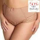 Sculptresse Estel High Waist Brief 9684 in Honey-Panties-Sculptresse-Honey-Large-Anna Bella Fine Lingerie, Reveal Your Most Gorgeous Self!