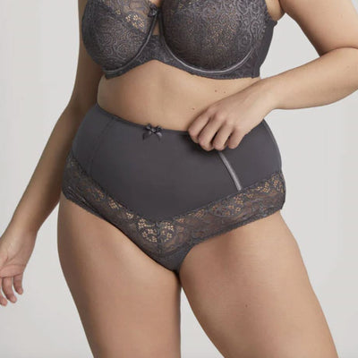 Sculptresse Estel High Waist Brief in Kitten Grey 9684-Anna Bella Fine Lingerie-Kitten Grey-Large-