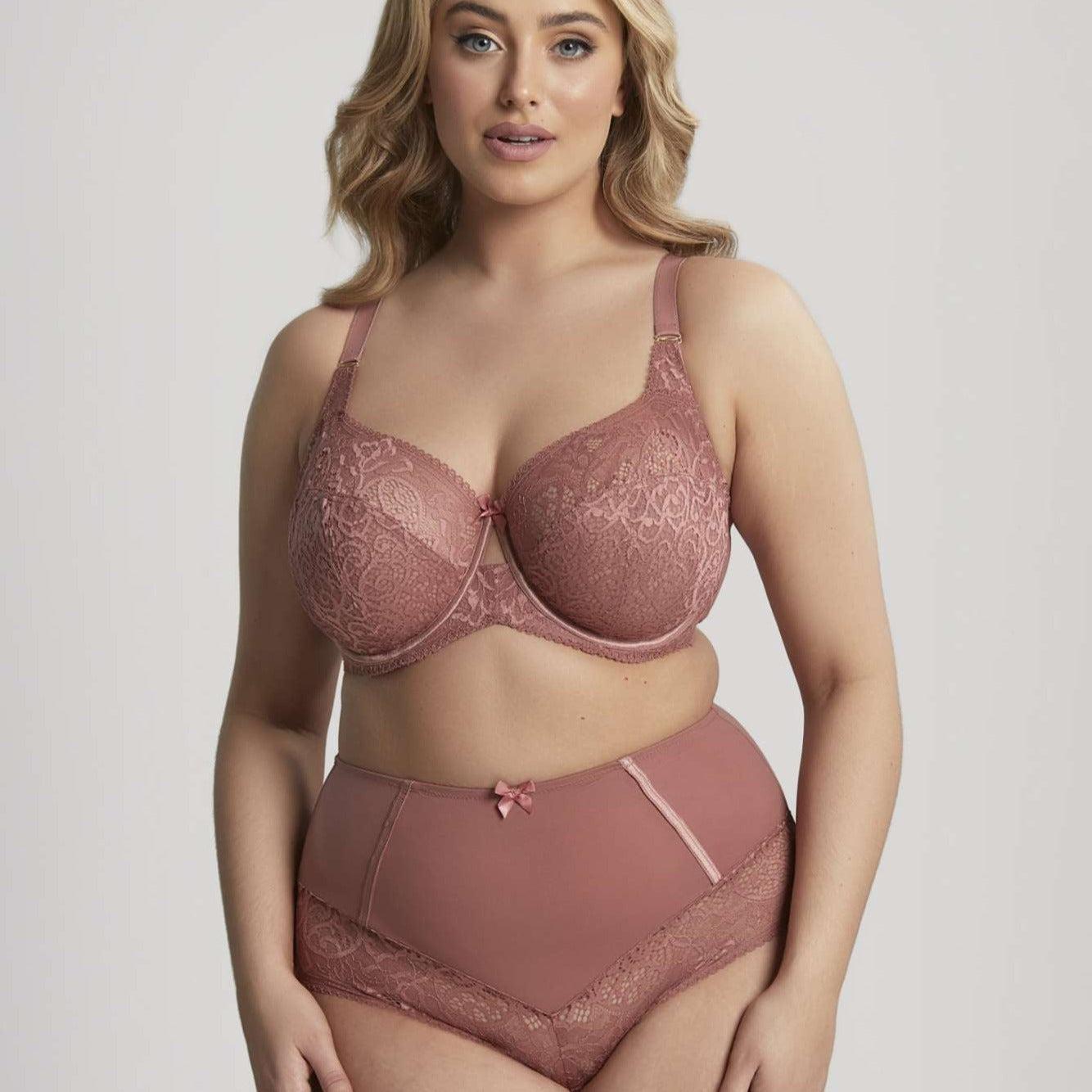 Sculptresse Estel High Waist Brief in Rose Gold 9684-Anna Bella Fine Lingerie-Rose Gold-Large-