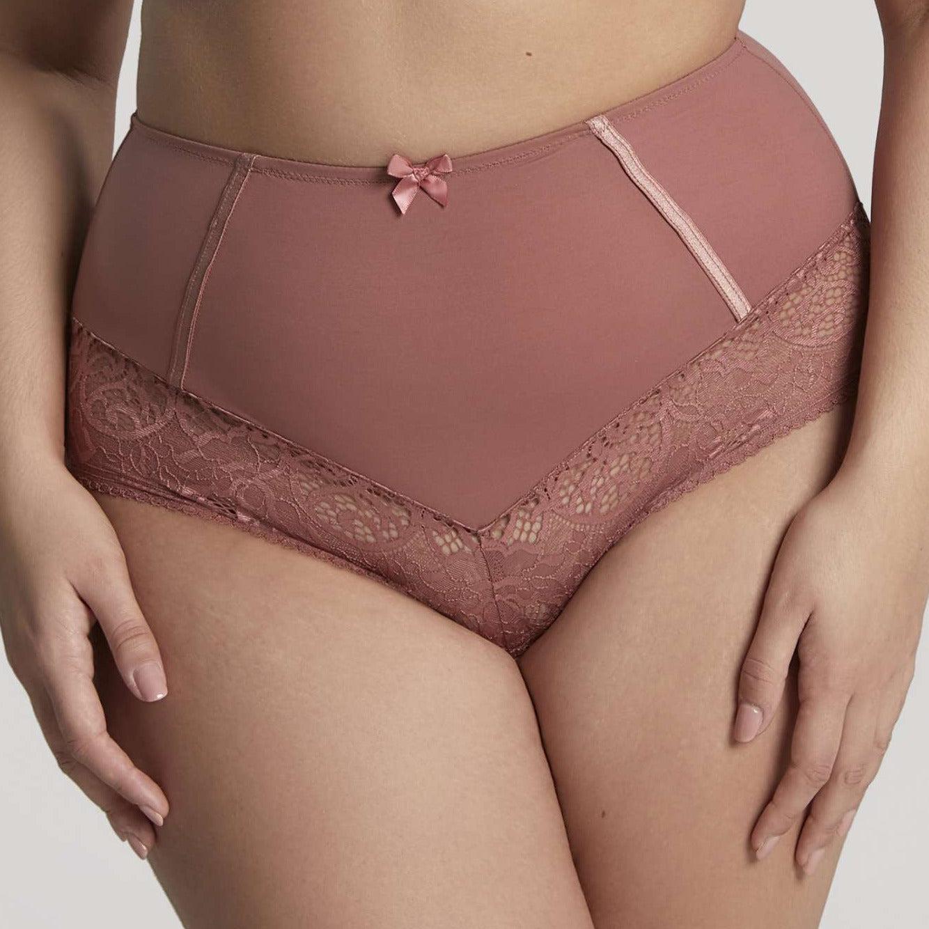 Sculptresse Estel High Waist Brief in Rose Gold 9684-Anna Bella Fine Lingerie-Rose Gold-Large-