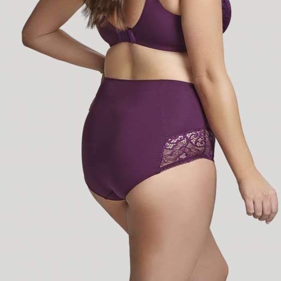 Sculptresse Estel High Waists Brief in Damson 9684-Anna Bella Fine Lingerie-Damson-Large-