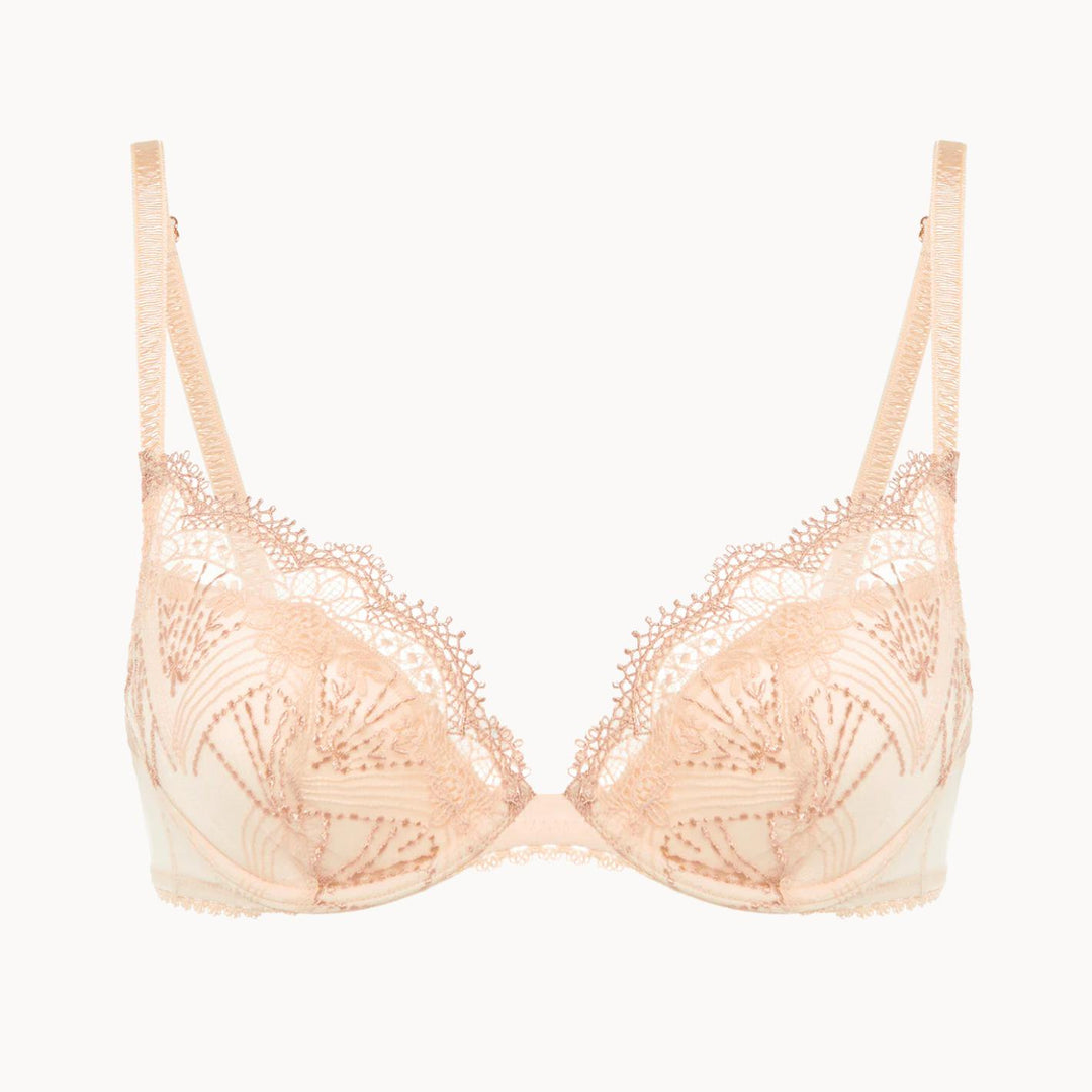 Simone Perele Allure Push Up Bra 1F2340 in Beige Chic-Bras-Simone Perele-Beige Chic-32-B-Anna Bella Fine Lingerie, Reveal Your Most Gorgeous Self!