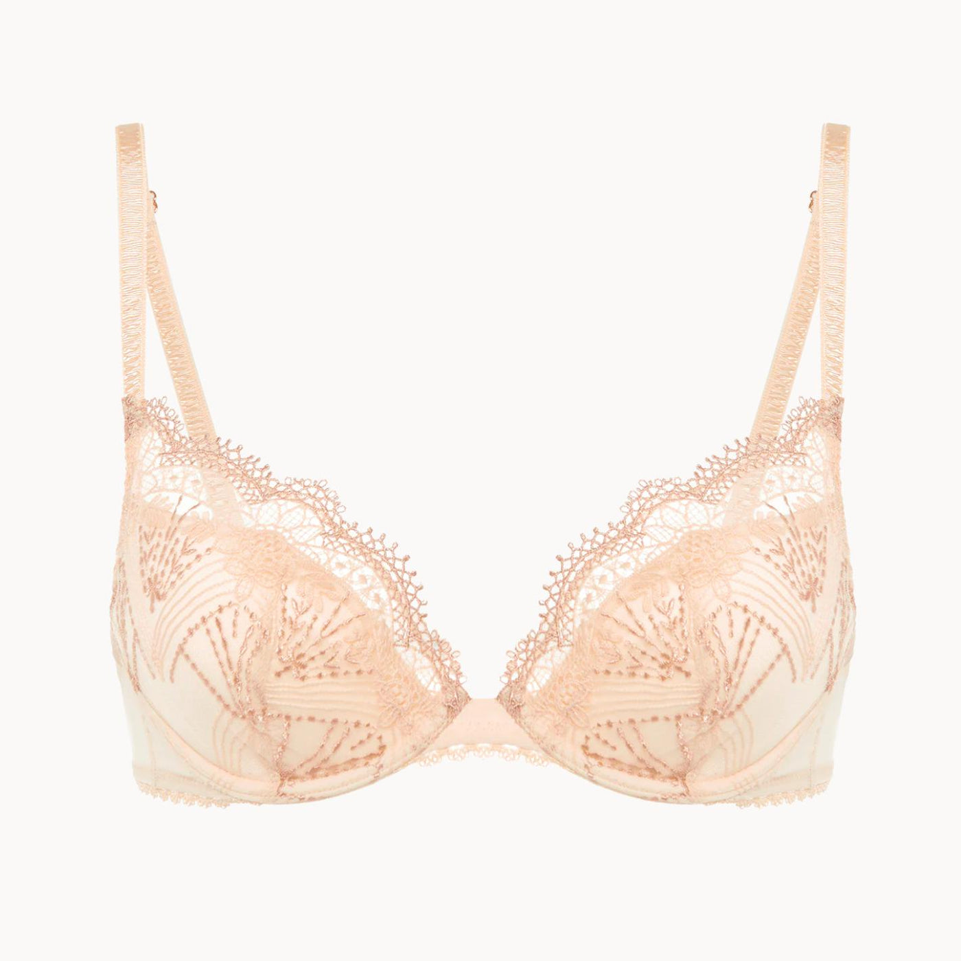 Simone Perele Allure Push Up Bra 1F2340 in Beige Chic-Anna Bella Fine Lingerie-Beige Chic-32-B