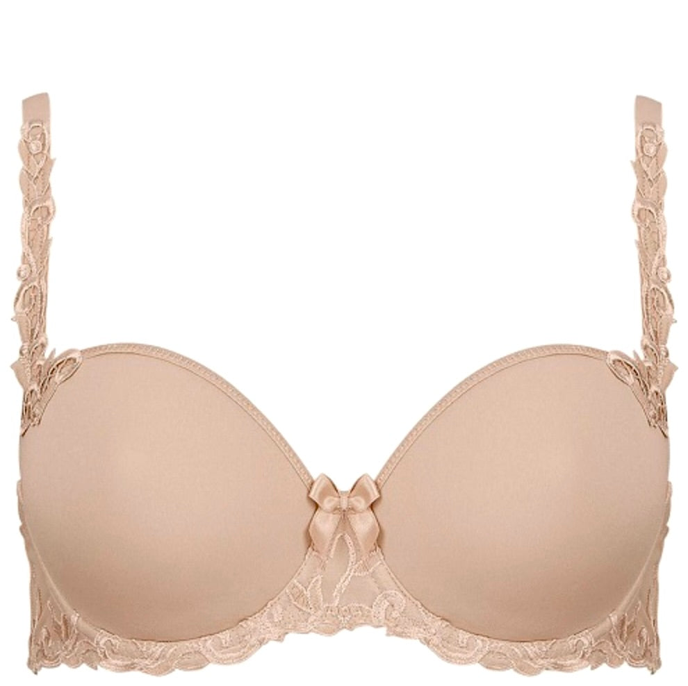 Simone Perele Andora Balconette Bra in Peau Rose 131343-Bras-Simone Perele-Peau Rose-34-C-Anna Bella Fine Lingerie, Reveal Your Most Gorgeous Self!