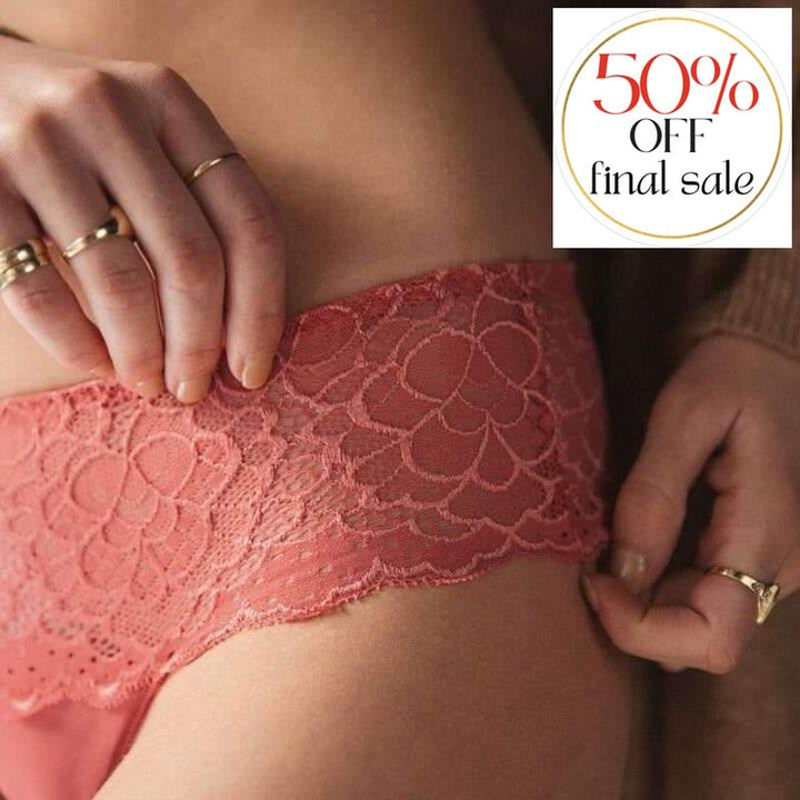 Simone Perele Caresse Boyshort 12A630-Panties-Simone Perele-Rose Quartz-XSmall-Anna Bella Fine Lingerie, Reveal Your Most Gorgeous Self!