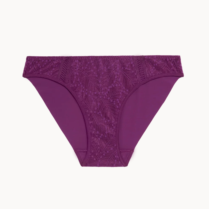 Simone Perele Comete Bikini in Blackberry 12S720-Panties-Simone Perele-Blackberry-XSmall-Anna Bella Fine Lingerie, Reveal Your Most Gorgeous Self!