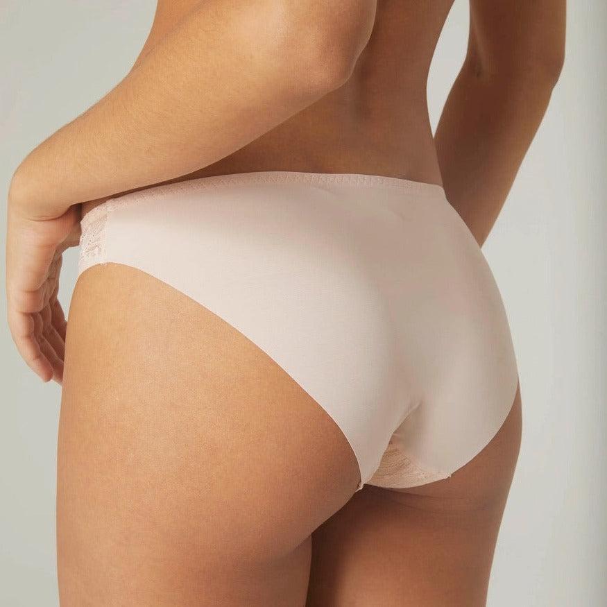 Simone Perele Comete Bikini in Pink Sand 12S720-Panties-Simone Perele-Pink Sand-XSmall-Anna Bella Fine Lingerie, Reveal Your Most Gorgeous Self!