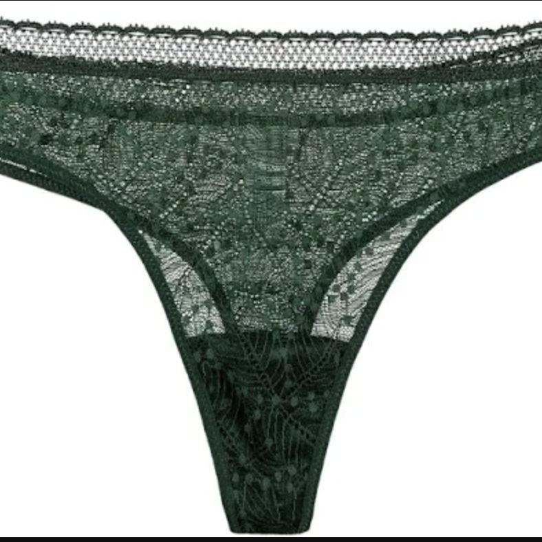 Simone Perele Comete Tanga in Icon Green 12S710-Panties-Simone Perele-Icon Green-XSmall-Anna Bella Fine Lingerie, Reveal Your Most Gorgeous Self!