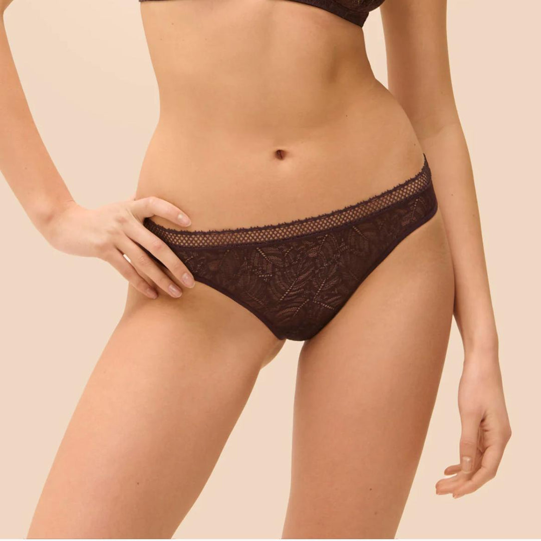 Simone Perele Comete Tanga in Plum 12S710-Anna Bella Fine Lingerie-Plum-XSmall-