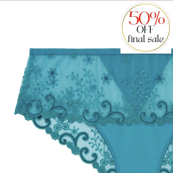 Simone Perele Delice Boyshort 12X630 in Atoll Blue-Panties-Simone Perele-Atoll Blue-XSmall-Anna Bella Fine Lingerie, Reveal Your Most Gorgeous Self!