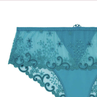 Simone Perele Delice Boyshort 12X630 in Atoll Blue-Anna Bella Fine Lingerie-Atoll Blue-XSmall-