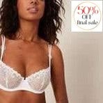 Simone Perele Delice Demi Cup 12X330-Bras-Simone Perele-White-34-C-Anna Bella Fine Lingerie, Reveal Your Most Gorgeous Self!