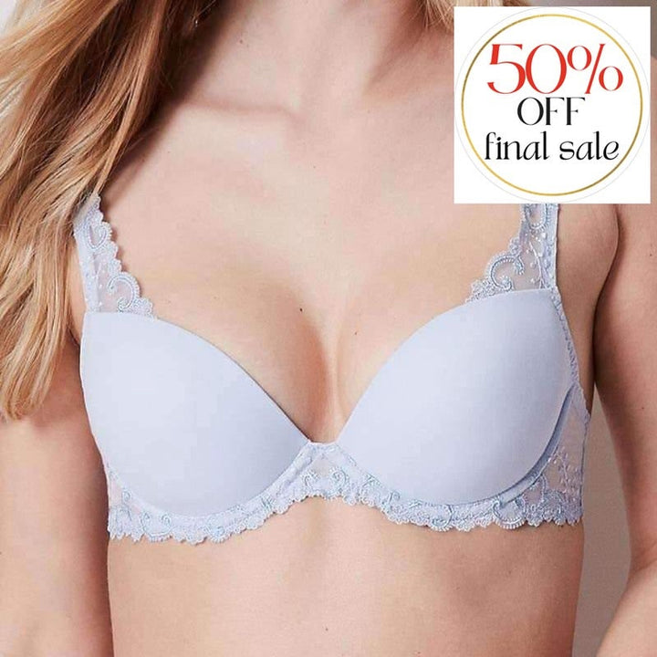 Simone Perele Delice Push Up Bra 12X340-Bras-Simone Perele-Frozen-34-C-Anna Bella Fine Lingerie, Reveal Your Most Gorgeous Self!