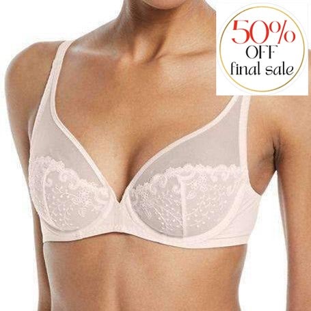 Simone Perele Delice Sheer Plunge 12X319-Anna Bella Fine Lingerie-Moonlight-30-F