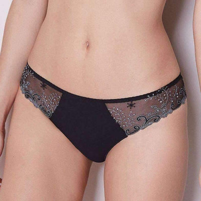 Simone Perele Delice Thong 12X700-Panties-Simone Perele-White-Small (2)-Anna Bella Fine Lingerie, Reveal Your Most Gorgeous Self!