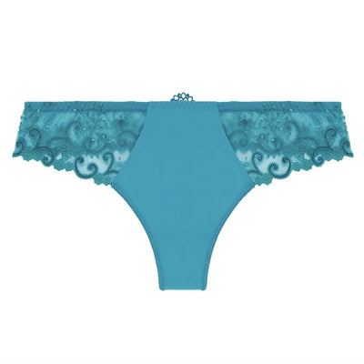 Simone Perele Delice Thong 12X700 in Atoll Blue-Panties-Simone Perele-Atoll Blue-XSmall-Anna Bella Fine Lingerie, Reveal Your Most Gorgeous Self!