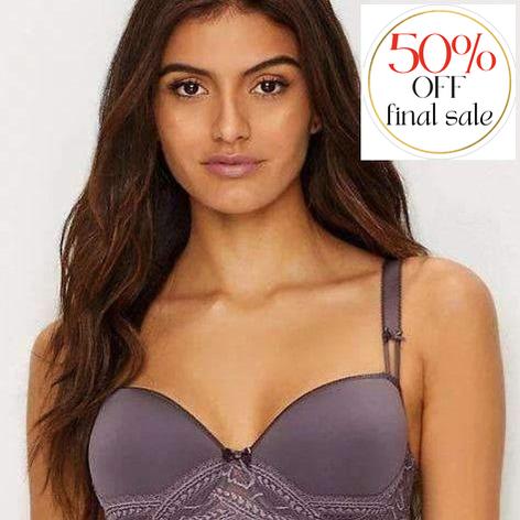 Simone Perele Eden 3D Moulded 12E343-Bras-Simone Perele-Grey-34-C-Anna Bella Fine Lingerie, Reveal Your Most Gorgeous Self!