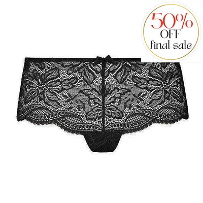 Simone Perele Eden Boyshort 12E630-Anna Bella Fine Lingerie-Black-Small (2)-