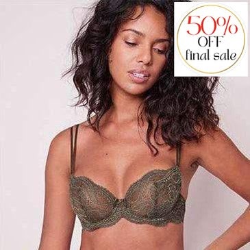 Simone Perele Eden Demi Bra 12E330-Anna Bella Fine Lingerie-Grey-32-D