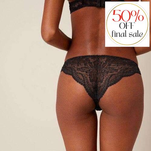 Simone Perele Eden Tanga 12E710-Panties-Simone Perele-Black-Small (2)-Anna Bella Fine Lingerie, Reveal Your Most Gorgeous Self!