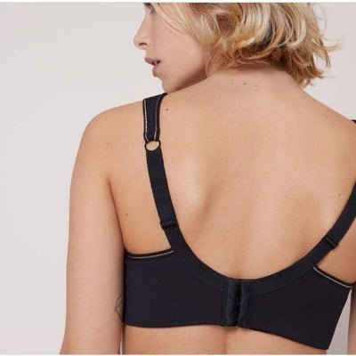 Simone Perele Harmony UW High Impact Sports Bra in Black 1SA262-Anna Bella Fine Lingerie-Black-36-C