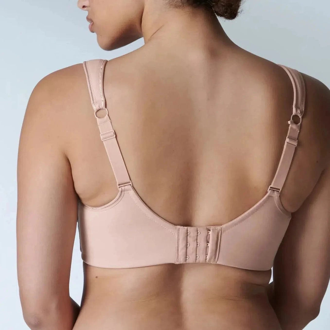 Simone Perele Harmony UW High Impact Sports Bra in Yogi Pink 1SA262-Sports Bras-Simone Perele-Yogi Pink-36-D-Anna Bella Fine Lingerie, Reveal Your Most Gorgeous Self!