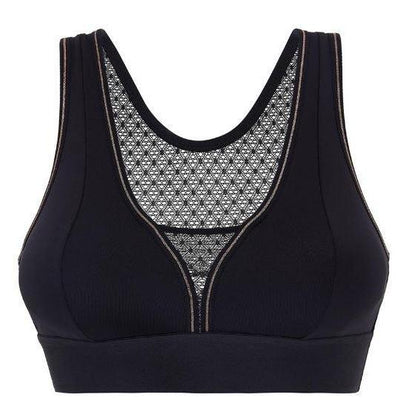 Simone Perele Harmony Wireless Medium Support Sports Bra 1SA261-Anna Bella Fine Lingerie-Black-XSmall-