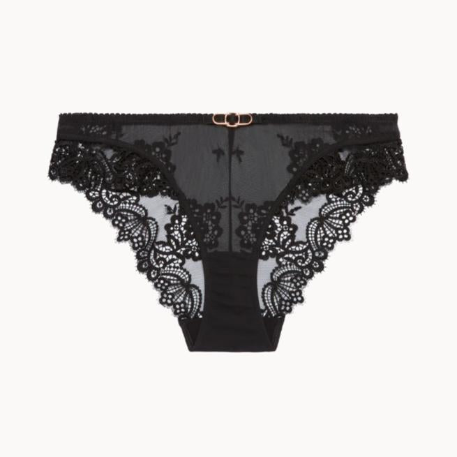 Simone Perele Idole Bikini Brief 1H2720 in Black-Anna Bella Fine Lingerie-Black-XSmall-