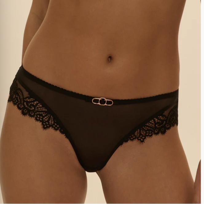 Simone Perele Idole Bikini Brief 1H2720 in Black-Anna Bella Fine Lingerie-Black-XSmall-