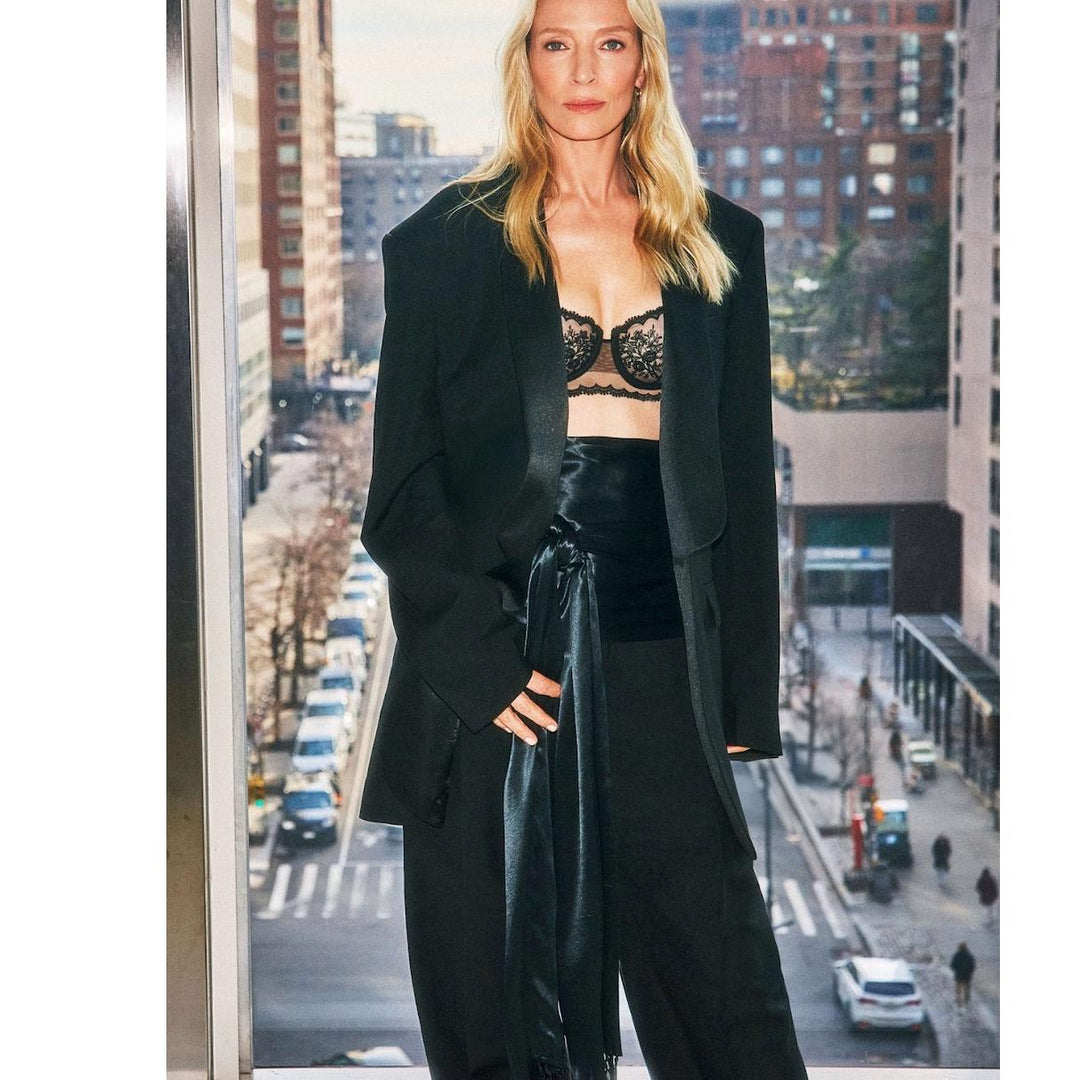 Simone Perele Intrigue Demi Cup Bra 1E2330 in Black-Bras-Simone Perele-Black-32-C-Anna Bella Fine Lingerie, Reveal Your Most Gorgeous Self!