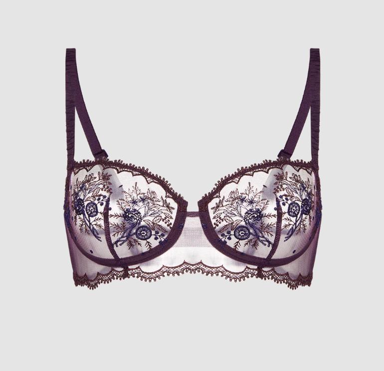 Simone Perele Intrigue Demi Cup Bra 1E2330 in Figue-Bras-Simone Perele-Figue-32-C-Anna Bella Fine Lingerie, Reveal Your Most Gorgeous Self!