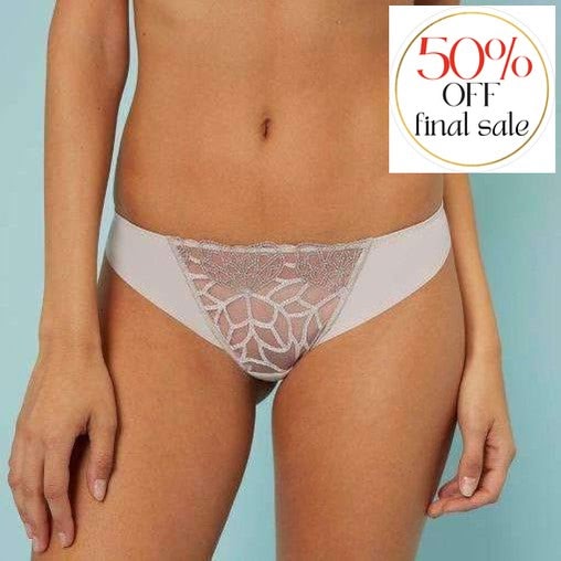 Simone Perele Java Thong 12G700-Panties-Simone Perele-Linen-Medium (3)-Anna Bella Fine Lingerie, Reveal Your Most Gorgeous Self!