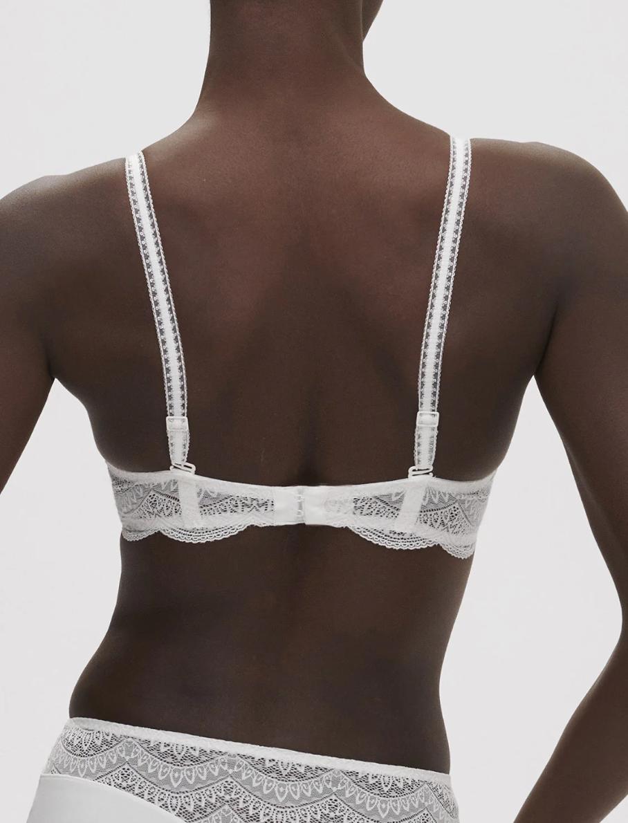 Simone Perele Karma Demi Cup Bra in Ivory 12V330-Bras-Simone Perele-Ivory-32-B-Anna Bella Fine Lingerie, Reveal Your Most Gorgeous Self!