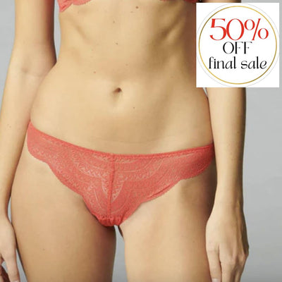 Simone Perele Karma Tanga in Folly Red 12V710-Panties-Simone Perele-Folly Red-XSmall-Anna Bella Fine Lingerie, Reveal Your Most Gorgeous Self!