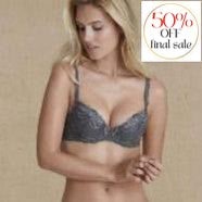 Simone Perele Kiss Push Up Bra 15F340-Bras-Simone Perele-Grey-34-B-Anna Bella Fine Lingerie, Reveal Your Most Gorgeous Self!